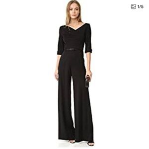 NWT Black Halo 3/4 length sleeve Elegant Black Women's Jumpsuit